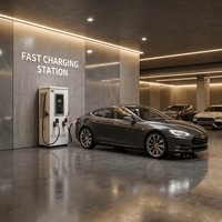 Chargeur EV GBT haute puissance commercial 160 kW DC, station de recharge rapide pour voitures électriques, état neuf avec fonction RFID, vente en gros