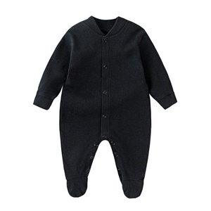 Newborn Baby Rompers Sleeveless Summer Jumpsuit with <b>Bag</b> Fart Jacket for Crawling Polyester/Cotton Button Closure - Product Image 5