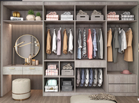Garde-robe modulaire personnalisée Garde-robe de chambre moderne au dernier design