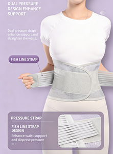 Cinturón <span class=keywords><strong>de</strong></span> Soporte Lumbar Transpirable para Hombre y Mujer, Directo <span class=keywords><strong>de</strong></span> Fábrica, Faja Reductora <span class=keywords><strong>de</strong></span> Cintura para Protección <span class=keywords><strong>de</strong></span> <span class=keywords><strong>Hernia</strong></span> Discal y Alivio del Dolor <span class=keywords><strong>de</strong></span> Espalda - Product Image 4