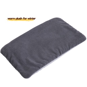 Alas Pendingin & Penghangat Hewan Peliharaan Serbaguna dengan Gel Es dan Kain Dingin serta Fleece, Tempat Tidur Anjing Penghangat Diri, Dapat Dicuci dengan Mesin - Product Image 2