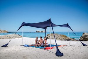 Tenda di protezione UV portatile del baldacchino della spiaggia di alta qualità & riparo antivento della tenda della spiaggia perfetto per l'esterno - Product Image 6