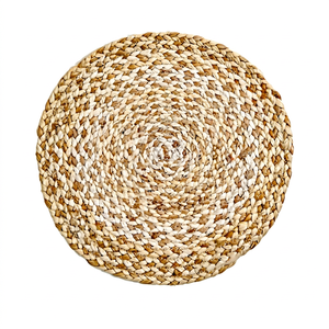 Wholesale <b>Round</b> 40 x 40 cm Natural Jute Braided Placemat for Tableware Eco Friendly Dining <b>Mats</b> Handmade Rustic Kitchen - Product Image 1
