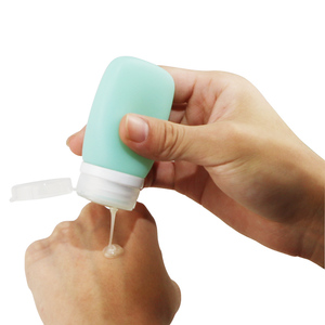Promotional 30ml 1 Oz Silicone Travel Essential Bottle <b>Holder</b> Small Soft Silicon Bottle In Bulk Condiment Squeeze Bottles - Product Image 4