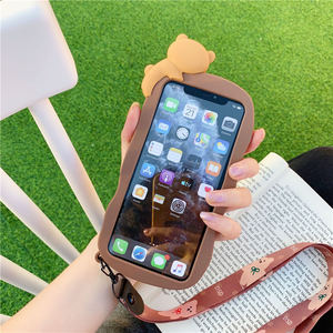 <span class=keywords><strong>Funda</strong></span> de Silicona Suave con Diseño de Oso de Chocolate en 3D para <span class=keywords><strong>iPhone</strong></span> 17 Pro Max 14 13 12 <span class=keywords><strong>11</strong></span> X XR 8 Plus - Product Image 6