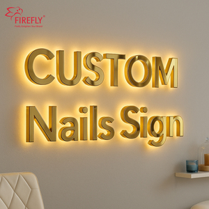 לוגו מכתב פרסום מואר שלט תאורה אחורית lacked לוגו משרד סימן lightbox 3d מקורה מותאם אישית lightbox עבור עסקים - Product Image 4