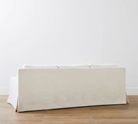Canapé moderne de luxe pour salon avec coussins d'assise détachables, oreillers de soutien lombaire, pieds amovibles, accoudoirs à pente douce et structure stable