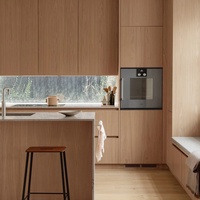 Meubles de cuisine modernes sur mesure de l'usine Senger, designs luxueux, nouvelle conception de couleur personnalisée, ensemble complet d'armoires de cuisine en bois