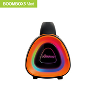 Enceinte portable V5.4 pour fêtes, système audio sans fil d'extérieur, puissance de sortie 30-50W, lumière RGB colorée, liaison TWS, radio FM, commande vocale