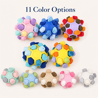 Balle olfactive interactive pour chien, distributeur de friandises, jouet de recherche de nourriture, mangeoire lente, durable, anti-ennui, jouet de puzzle, bandes de polaire, caoutchouc TPR