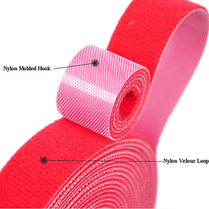 Ruban auto-agrippant double face en nylon personnalisé pour faisceau de câbles, réglable, auto-adhésif - Product Image 2