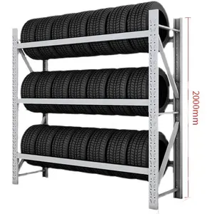 Individuelles Pulverbeschichtetes Hochleistungs-Metall-Stahl-Lkw-Gebrauchsstapler-Reifenaufbewahrungsregal