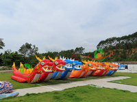 Bateau banane gonflable à eau jouet Sports nautiques Bateau dragon gonflable remorquable