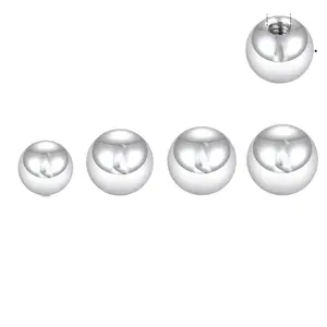 Billes de rechange en acier inoxydable 316L, Labret, ventre, oreille, barre d'haltère, perles de Piercing, accessoires 14g 16g, bijoux de corps DIY