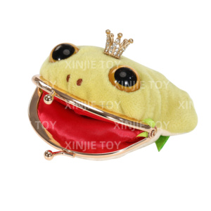 Portamonete a Forma di Rana Verde Personalizzato, Portamonete Imbottito a Forma di Rana Cartoon, Portamonete Morbido di Piccole <span class=keywords><strong>Dimensioni</strong></span> - Product Image 2