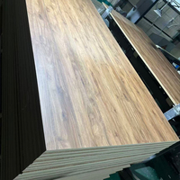 Panneau MDF stratifié mélaminé personnalisé, grain de bois, couleur unie, panneau décoratif pour projets de décoration intérieure