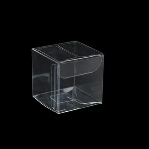 clear acetate plastic case packaging small custom pet/pvc/pp folding packaging boxes