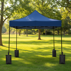 Toldo Plegable Azul Marino 10X10 con Protección Solar UPF50+ y Bolsas de Arena para Uso en Exteriores - Product Image 2