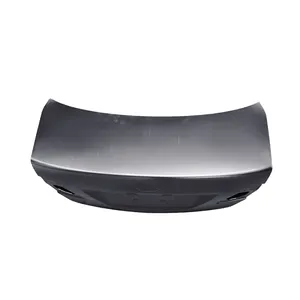 VÉRITABLE Haute poli en fiber de carbone véritable de carrosserie pièces de rechange couvercle de coffre arrière couverture Pour TOYOTA COROLLA 2007-2009 OEM.64401-12B50