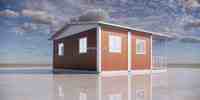 Maison mobile portable Skyacross Factory Direct de 20 pieds |   Petite maison préfabriquée moderne avec espace de vie et cuisine ouverts