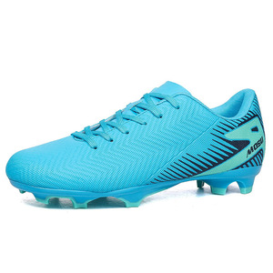 Nuevas <span class=keywords><strong>Botas</strong></span> de Fútbol Unisex para Césped <span class=keywords><strong>Artificial</strong></span> con Entresuela de Gel y Suela de Goma, Ideales para Fútbol Sala en Primavera - Product Image 2