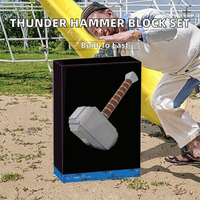 Modelo 2013, Arma del Trueno 70800, Martillo Mjolnir, Bloques de Construcción de Juguete Educativos de ABS para Niños y Adolescentes, 979 Piezas+/Juego