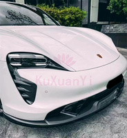 Utilisé pour Porsche Taycan 4S kit carrosserie fibre de carbone THT style voiture pare-chocs vent couteau kit carrosserie lèvres avant et arrière