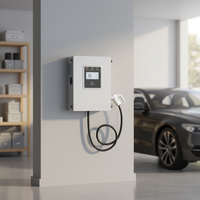 Station de recharge rapide pour véhicules électriques 20 kW DC, chargeur mural de qualité commerciale, OCPP 1.6, CCS/GBT, pour parking, flotte, entreprise