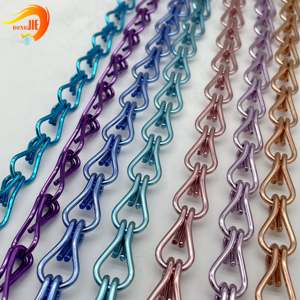 וילונות רשת מתכת דקורטיביים עם שרשרת קישורים, אספקת יצרן, אורך חיים ארוך, יעילות עלויות גבוהה - Product Image 6