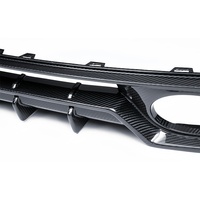 Diffuseur arrière en fibre de carbone sèche style PK pour Porsche 992.2 – Amélioration du look du pare-chocs arrière