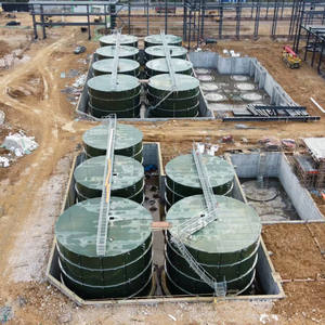 Réservoirs cylindriques en acier, épaississeurs de boues, verre fusionné au réservoir en acier - Product Image 1