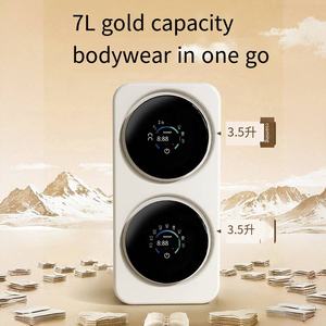 Mini machine à laver murale avec double seau pour usage domestique-pour sous-vêtements, chaussettes, lavage et séchage en un mini tambour - Product Image 3