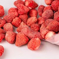 Natuurlijke 250 gram hele aardbeien FD gevriesdroogde snacks, waterconserveerd, knapperig, zoet, Mingtai merk, klaar om te eten, 3% vochtgehalte