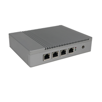 Многопортовый программный маршрутизатор Intel Mini PC с 8 ГБ ОЗУ, SSD, 4 портами LAN/WAN 2.5G, узел периферийной сети, шлюз Интернета вещей