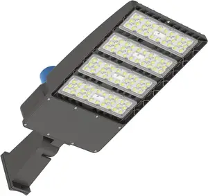 Lámpara de calle de fundición a presión, luz de calle LED de estilo moderno de aluminio, módulo de caja de zapatos LED de 100W y 200W, luz para lámpara de campo