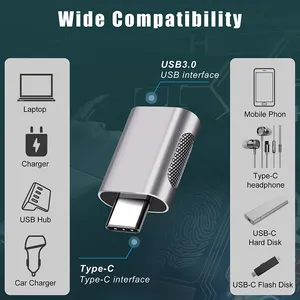 Di alta Qualità Connettore USB di Tipo C Maschio a USB 3.0 Femmina OTG Adattatore