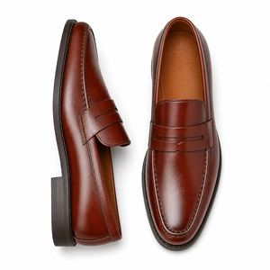 Mocassins classiques Old Money pour hommes, en cuir, élégants et minimalistes, chaussures décontractées à enfiler, fabrication OEM personnalisée - Product Image 6