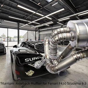 Silenziatore Axleback in Titanio CSZ F430 Scuderia 6.3L con Valvole e Telecomando, Suono Regolabile - Product Image 5