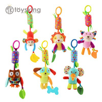 Bébé carillon éolien jouet chariot pendentif dessin animé animal vent carillon lit suspendu anneau dent colle voiture suspendu peluche jouet