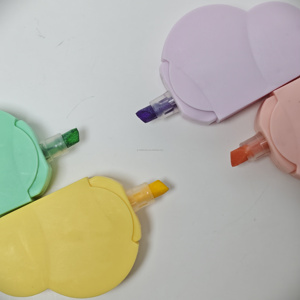 <span class=keywords><strong>Mini</strong></span> surligneur promotionnel très mignon, couleur <span class=keywords><strong>pastel</strong></span> ou néon, stylo surligneur multicolore, marqueur avec surligneur - Product Image 4
