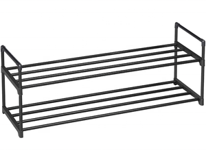 Scarpiera in metallo a basso costo per esposizione di <span class=keywords><strong>scarpe</strong></span> da soggiorno fino a 10 paia di <span class=keywords><strong>scarpe</strong></span> da salotto a 2 livelli - Product Image 1