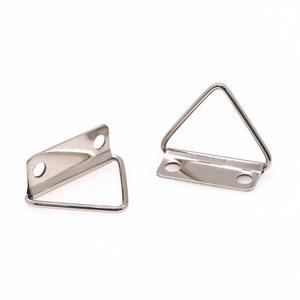 Dreieckige Form Metalls chn allen ring für Taschen Metall taschen beschläge und Zubehör Edelstahl geschweißter Draht dreieck ring - Product Image 5