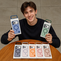 AilesTecca – Coque magnétique givrée à bas prix pour iPhone 18 Pro Max, compatible avec iPhone 17, 16, 15, 14, 13, 12 – Housse arrière