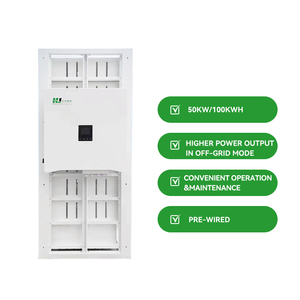 Système de stockage d'énergie à batterie lithium-ion haute tension Huijue 50 kW 100 kWh, système hors réseau/sur réseau, refroidissement par air, rack solaire - Product Image 2