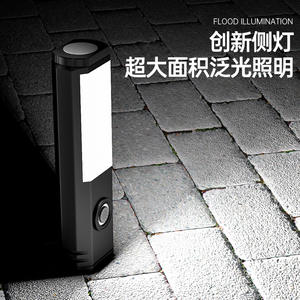 Linterna LED recargable portátil Sd18 de 2000 mAh con base magnética para acampar al aire libre y uso doméstico - Product Image 4