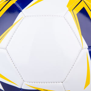 CJ Sports Durable 350-370g Vietnam Tamaño 5 PVC Balón de fútbol Azul Amarillo para todas las edades Recreaciones/Entrenamiento/Partido - Product Image 2