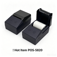 Imprimante thermique portable sans encre 58 mm, mini imprimante sans fil, étiqueteuse thermique mobile, Android, 2 pouces, résolution 203 DPI, imprimante thermique de poche