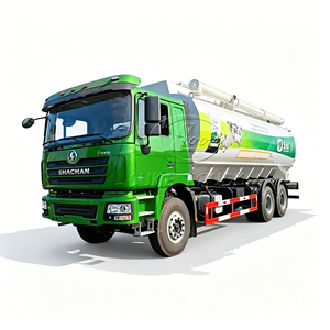รถบรรทุกบรรทุกอาหารสัตว์แบบใหม่ยี่ห้อฉานซี 6x4 สำหรับขนส่งอาหารสัตว์จำนวนมาก รถขนส่งวัสดุเมล็ดพืช รถบรรทุกอาหารสัตว์แบบเทกอง - Product Image 1