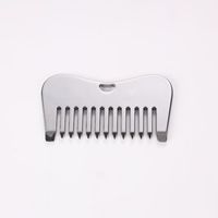 Peigne Gua Sha 2-en-1 en acier inoxydable, outil de massage des méridiens du cuir chevelu