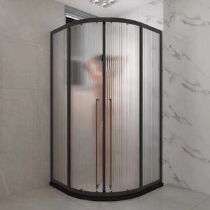 ตู้อาบน้ำแบบเลื่อนได้พร้อมกรอบกระจกเทมเปอร์ฝ้าห้องอาบน้ำฝักบัว - Product Image 2